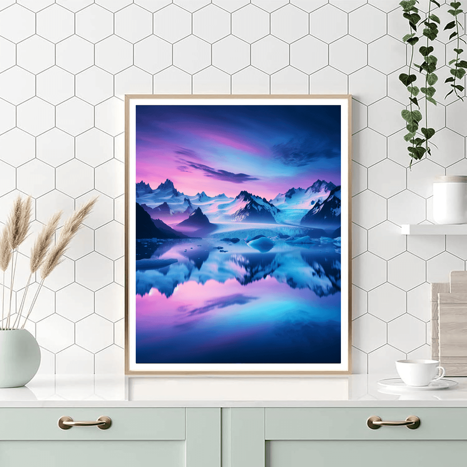 Glacial Twilight Harmony Paint By Numbers