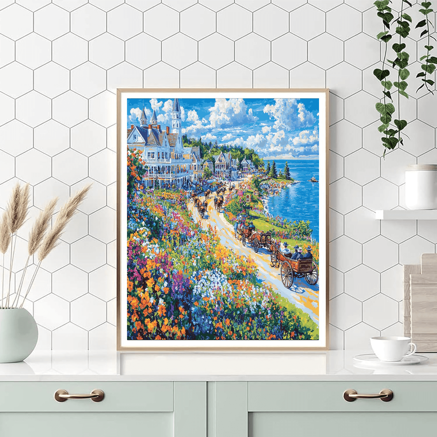 Mackinac Island DIY Paint By Numbers