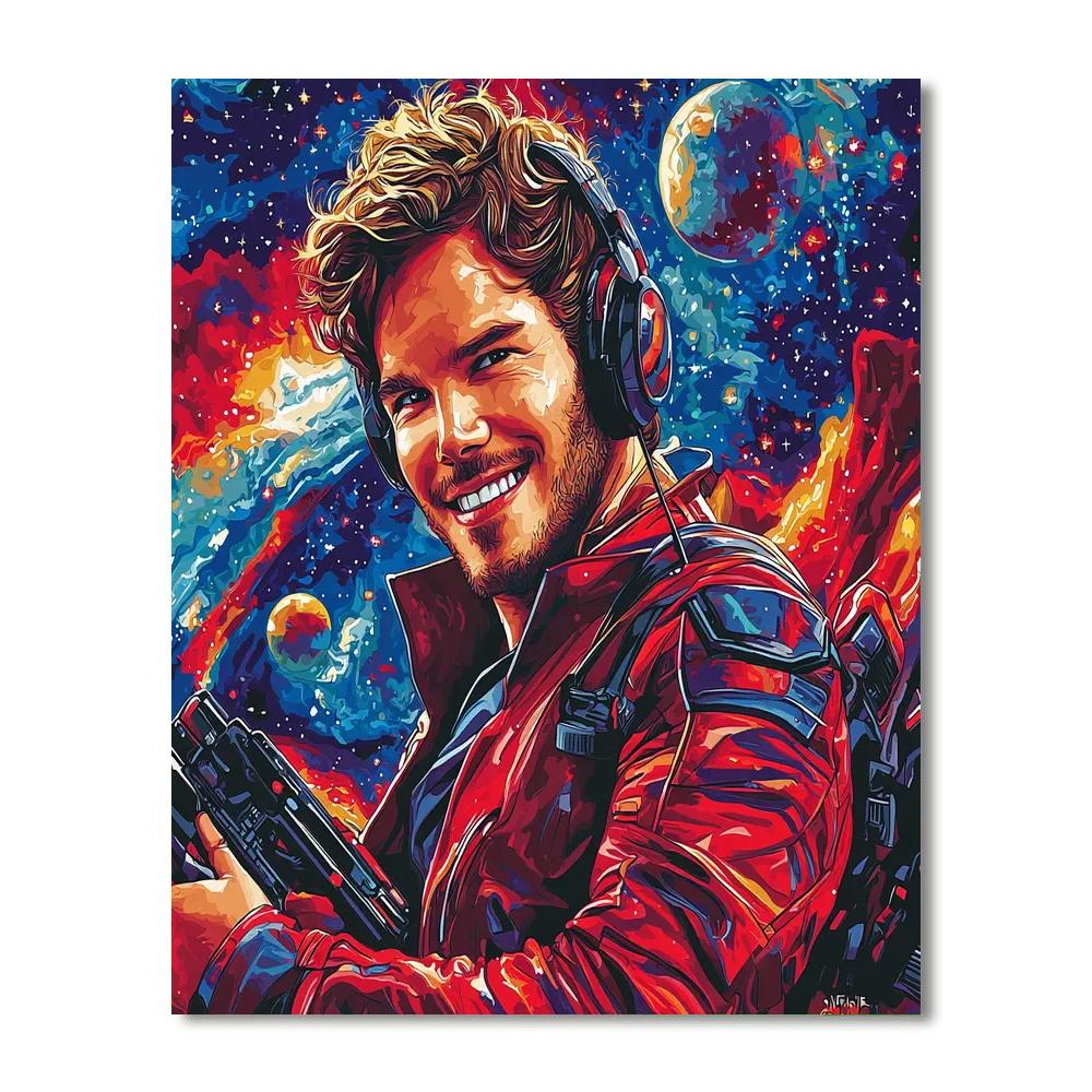 Chris Pratt: The Charisma Of A Star-lord Painting Number Kit