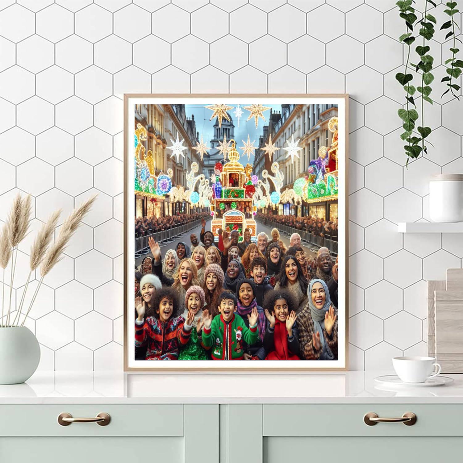 Harrods Christmas Parade Paint By Number
