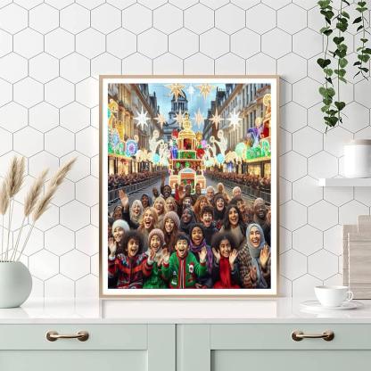 Harrods Christmas Parade Paint By Number