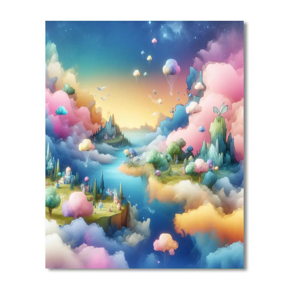 Whimsical Dream World Numbered Painting Kits