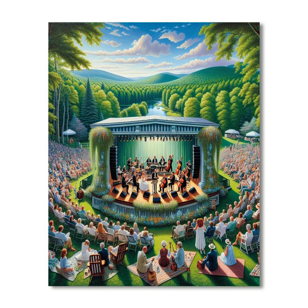 Tanglewood Music Festival - Usa Numbered Painting Kits
