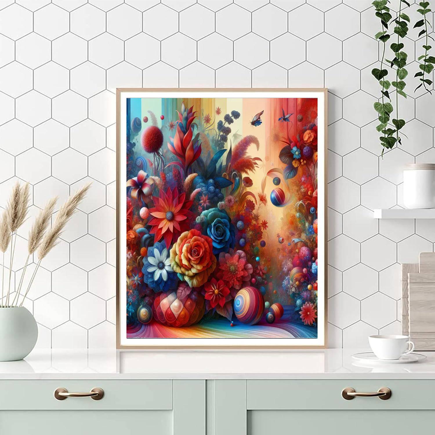 Whimsical Garden Joy Numbered Painting Kits