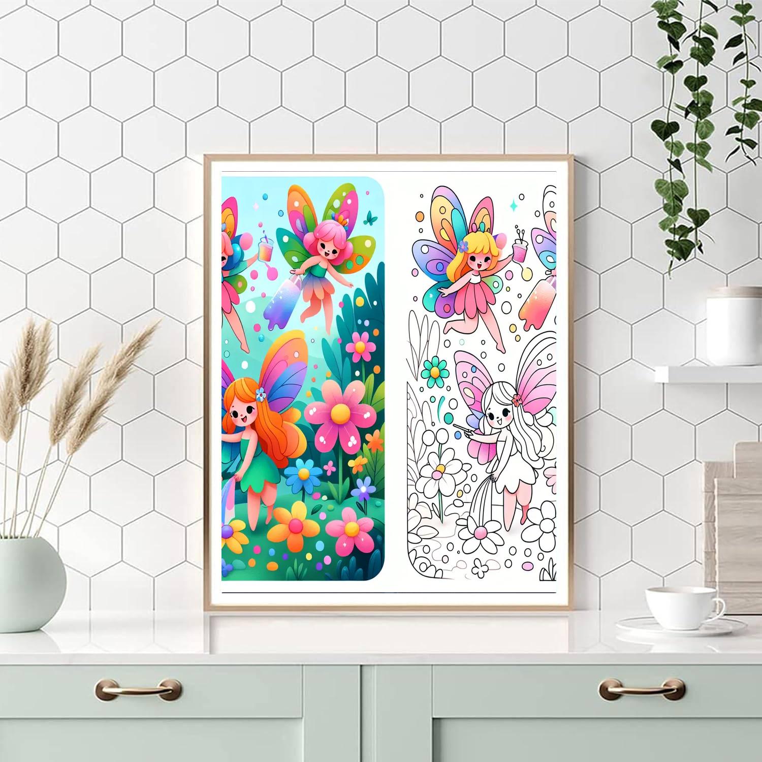 Fairy Garden Revelry Paint By Numbers Art