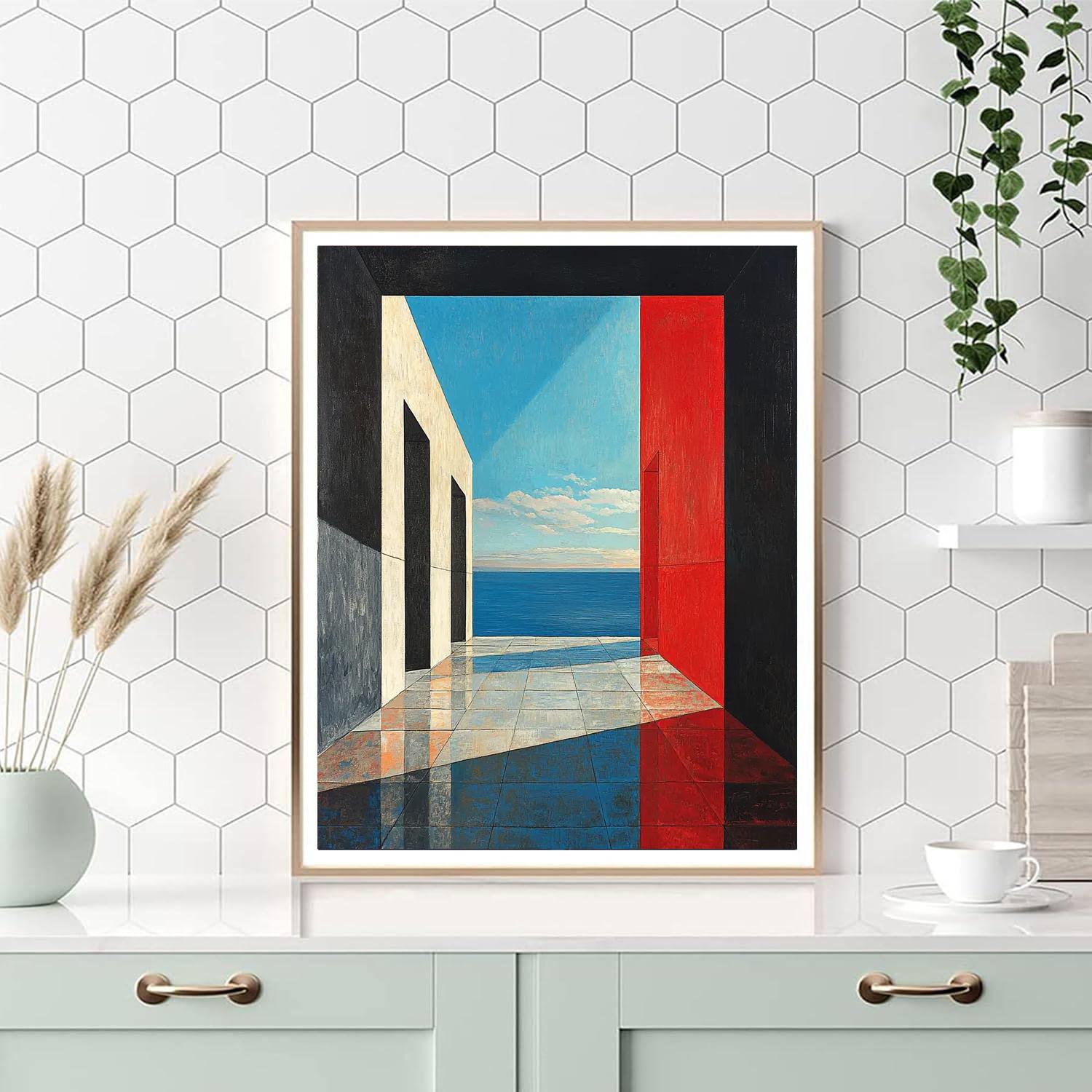 Kazimir Malevich Inspired Dynamic Void  Paint By Numbers