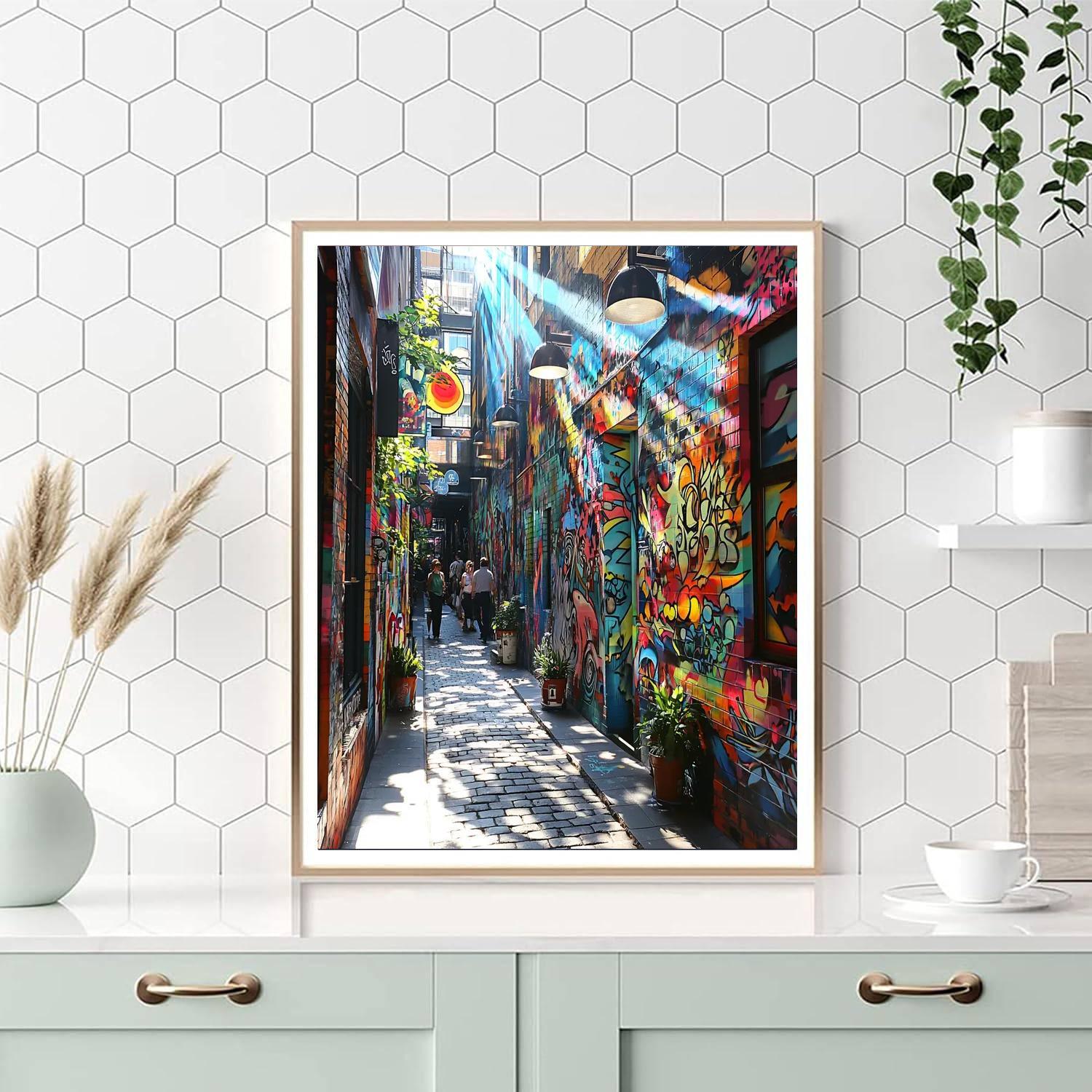 Street Art Tour In Melbourne Painting Number Kit