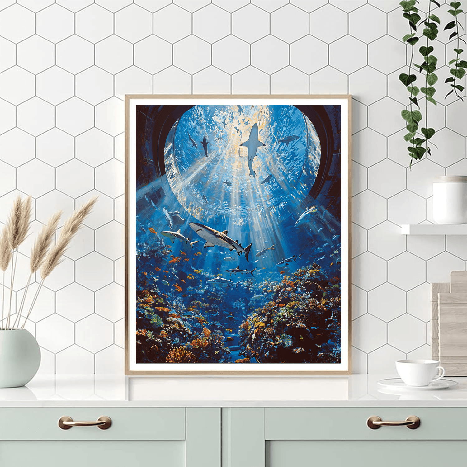 Lisbon Oceanarium - Lisbon Paint By Numbers Art