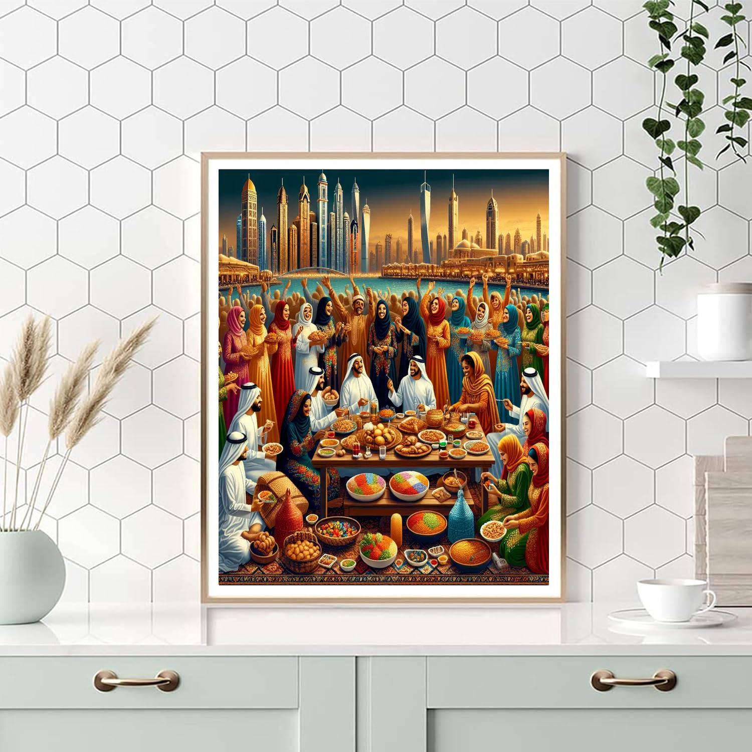 Eid Al-fitr - Dubai, Uae Paint By Color