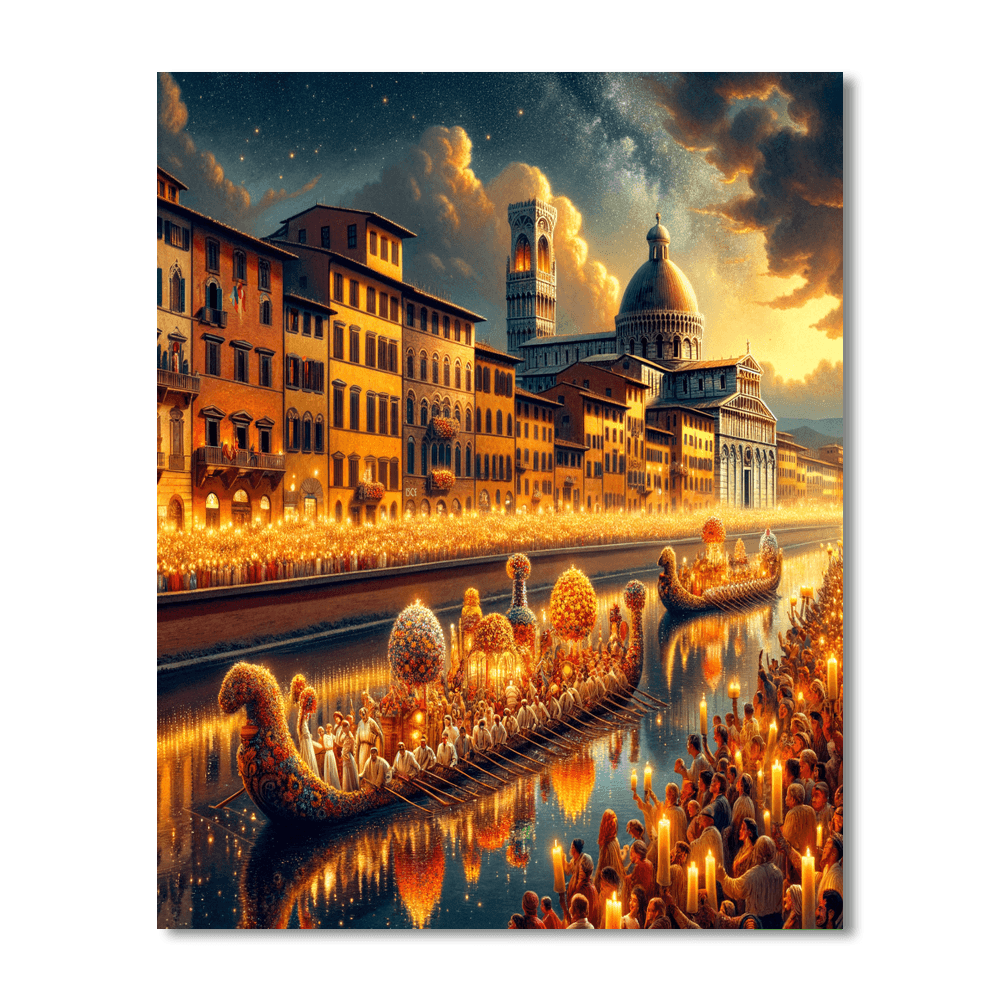 Luminara Di San Ranieri Painting Number Kit