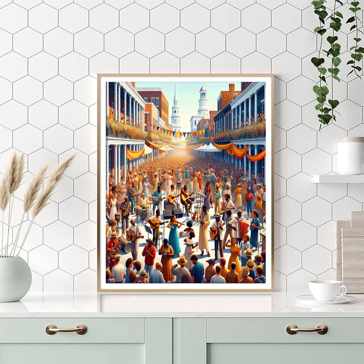 Spoleto Festival Usa - Usa Painting Number Kit