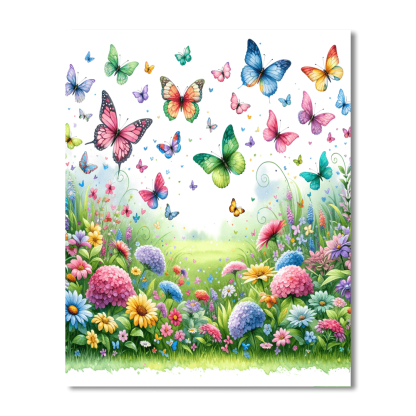 Garden Butterfly Quest Paint By Numbers Kits
