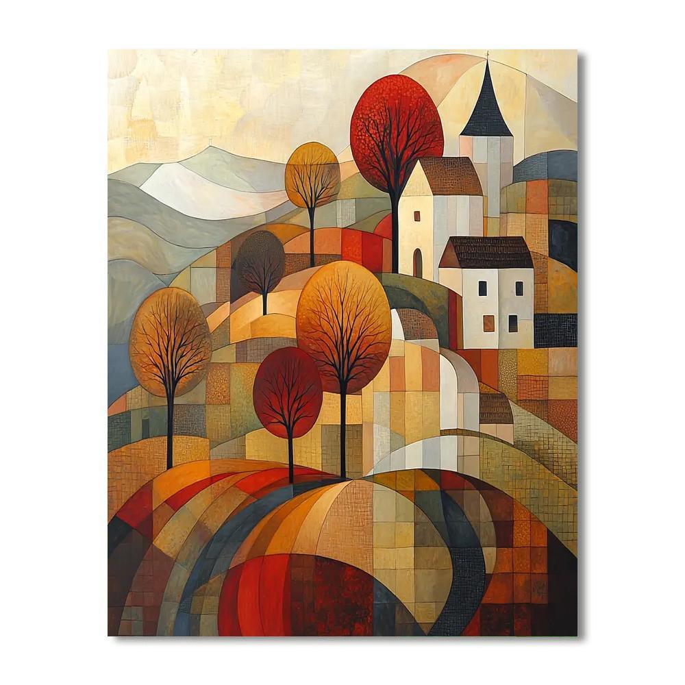 Paul Klee Inspired Abstract Serenade  Painting By Numbers Kit