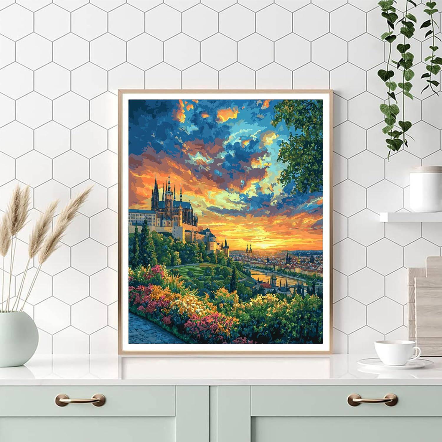 Prague Castle - Prague Numbered Painting Kits