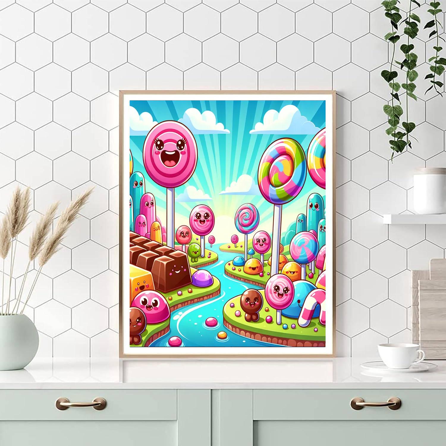 Creative Candyland Journey Number Painting