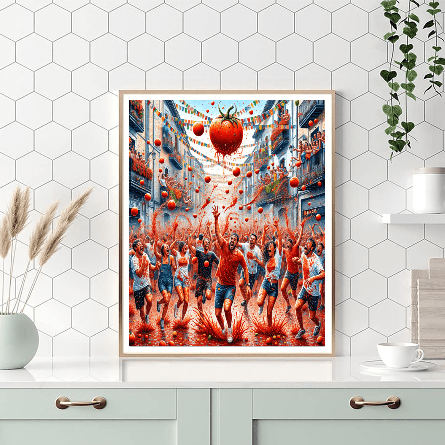 La Tomatina - Buñol, Spain Paint By Color