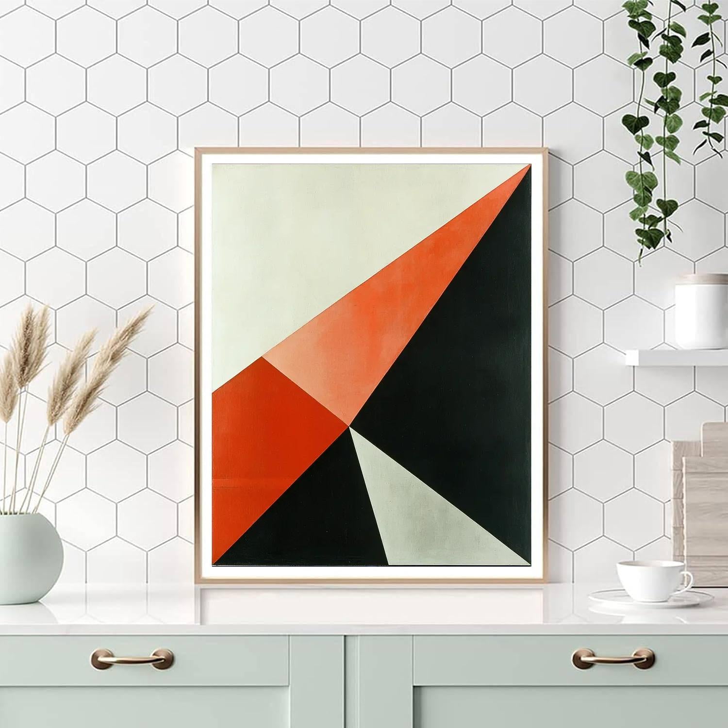 Kazimir Malevich Inspired Supreme Structure  Painting Number Kit