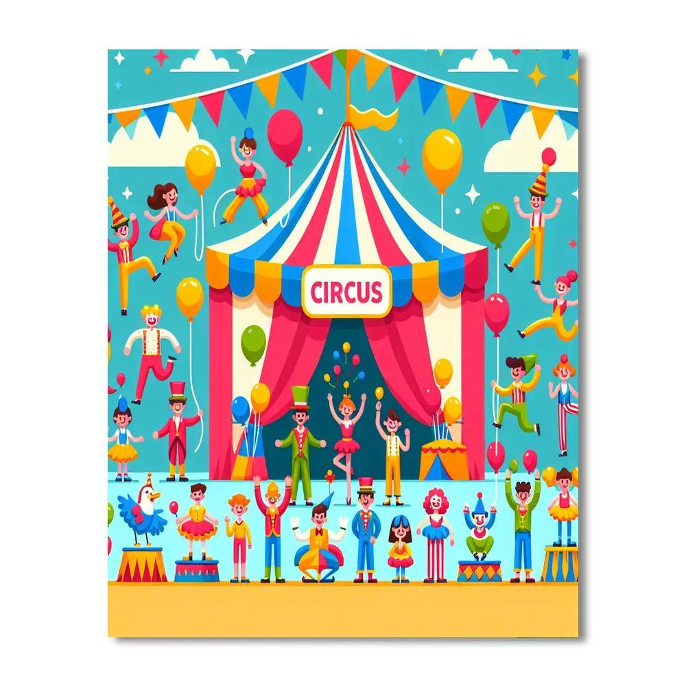 Circus Of Wonders Painting By Numbers Kit