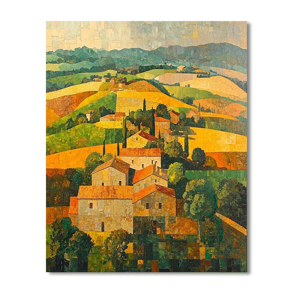 Paul Cézanne Inspired Rustic Harmony  Paint By Numbers Art