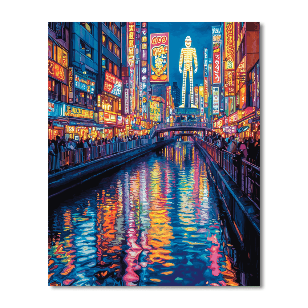 Dotonbori District Paint By Numbers