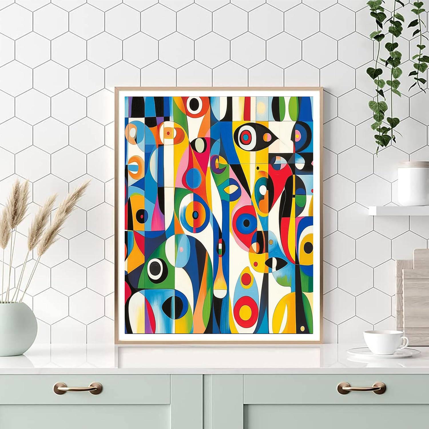 Joan Miró Inspired Fantasy Of Colors  Paint By Color