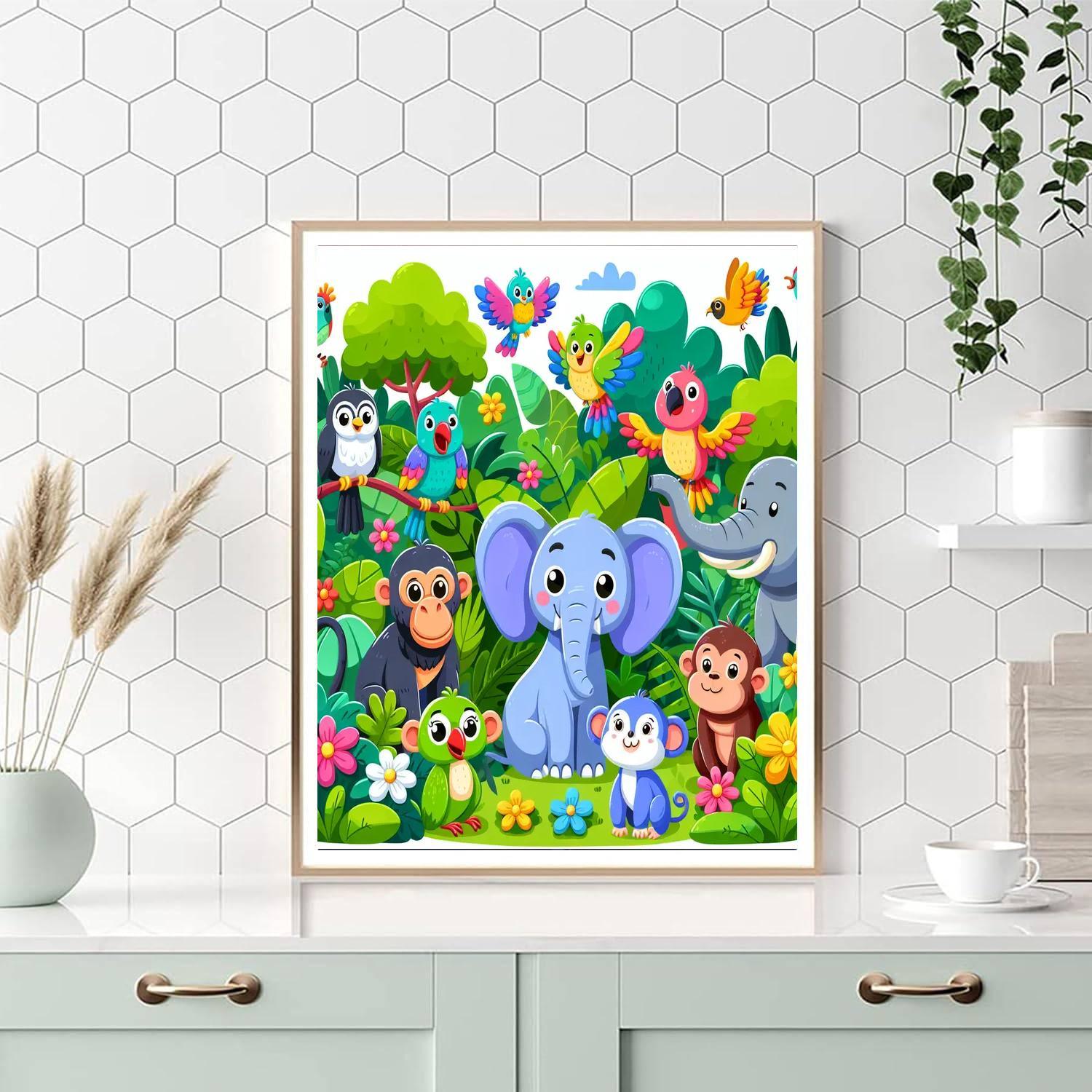 Adventures With Animal Friends Paint By Number