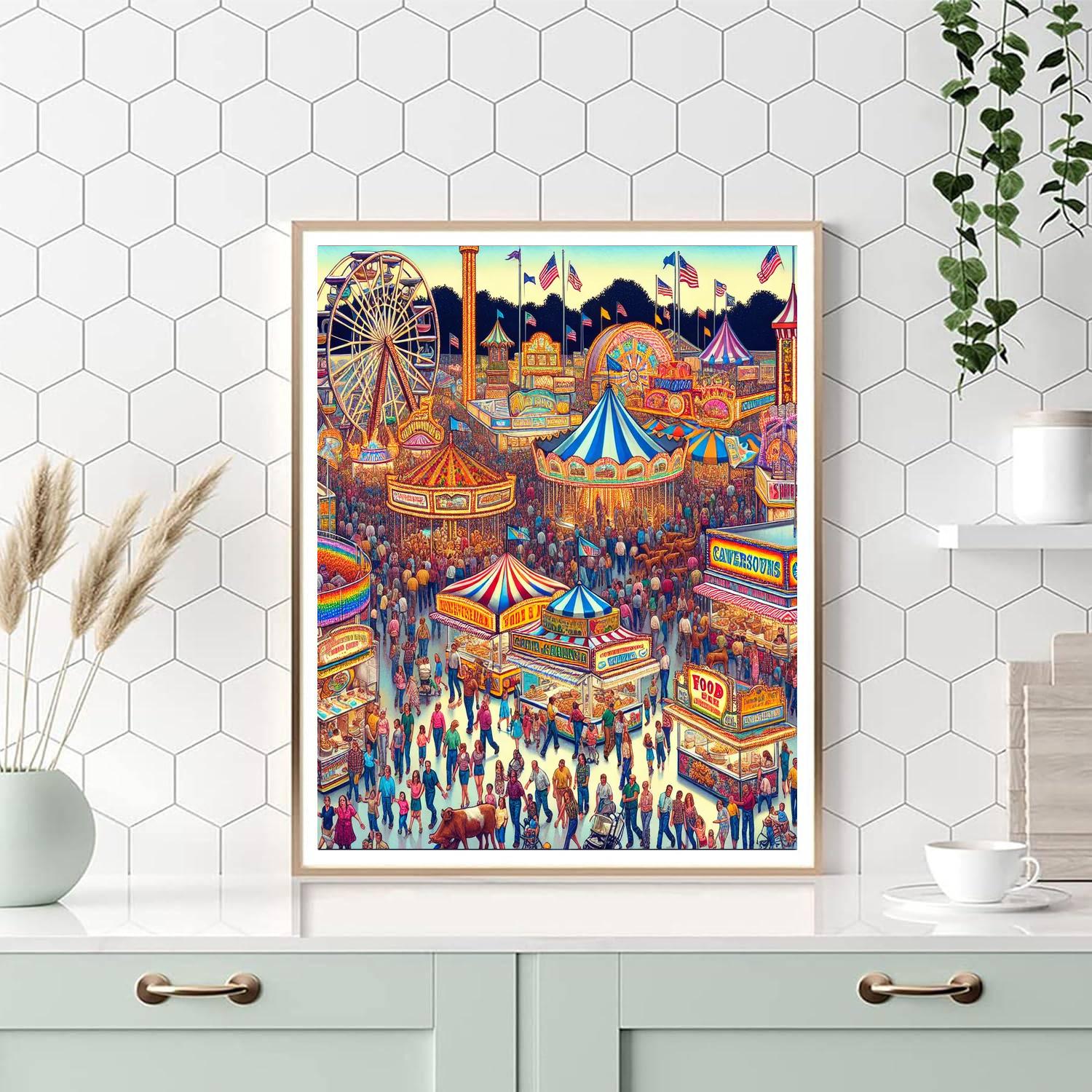 The Great New York State Fair Paint By Number