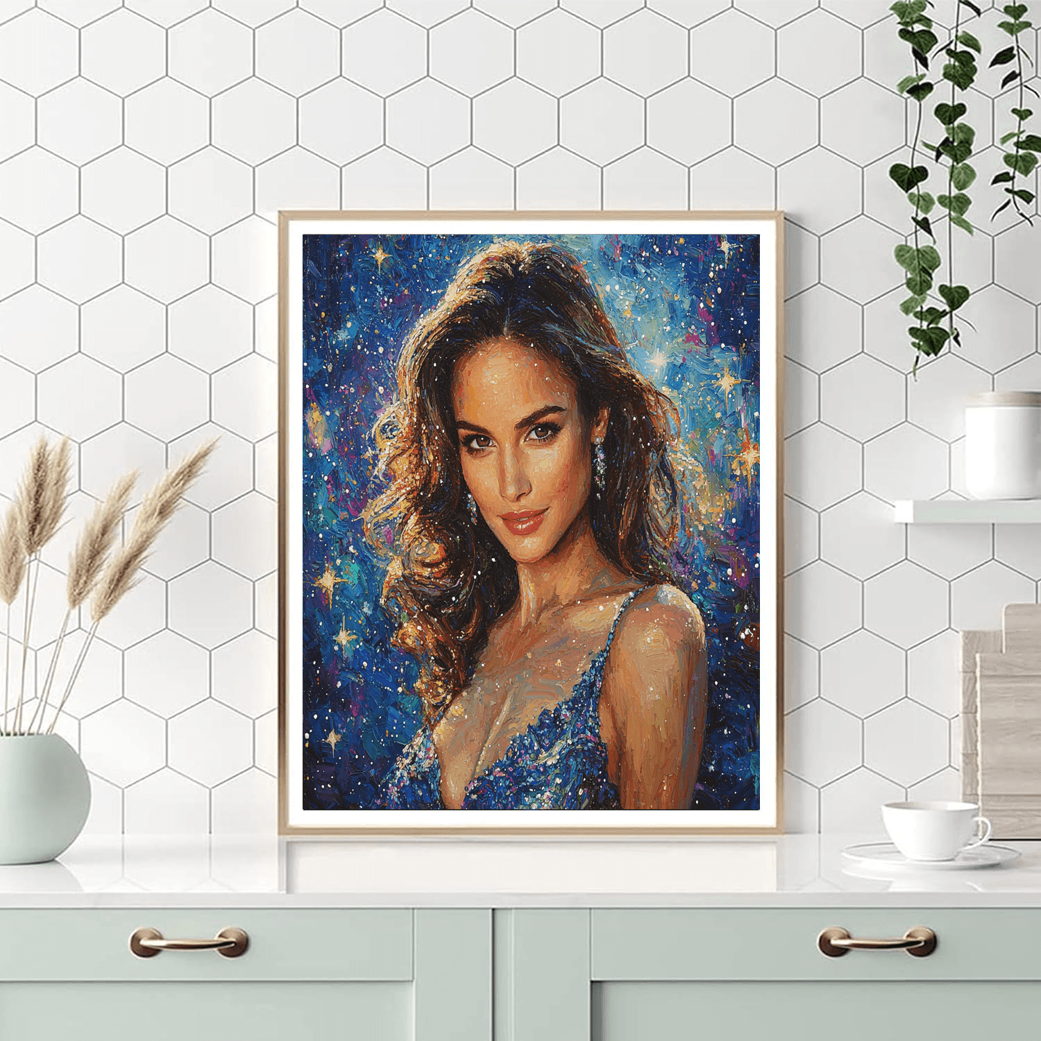 Natalie Portman: Graceful Majesty From Starry Vistas Painting By Numbers Kit