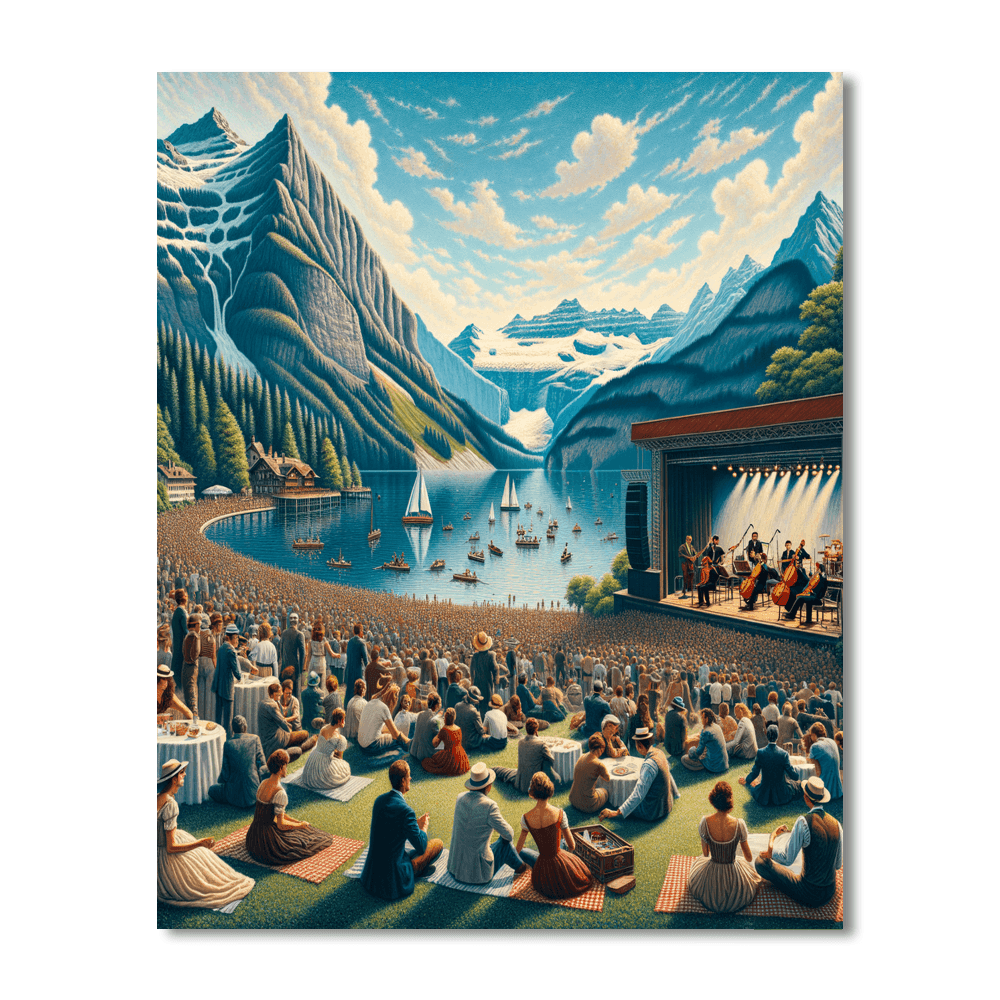 Luzern Festival DIY Paint By Numbers