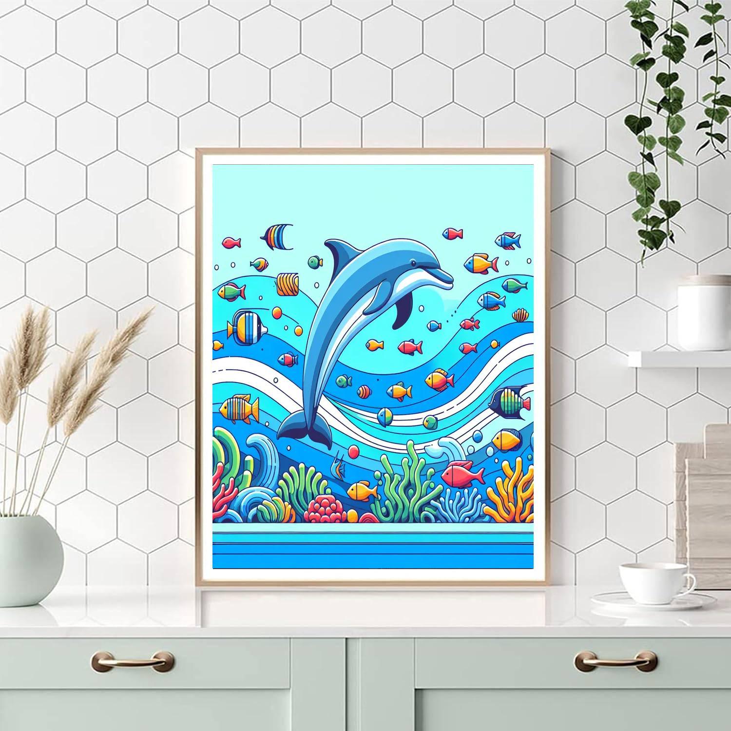 Charming Sea World DIY Paint By Numbers