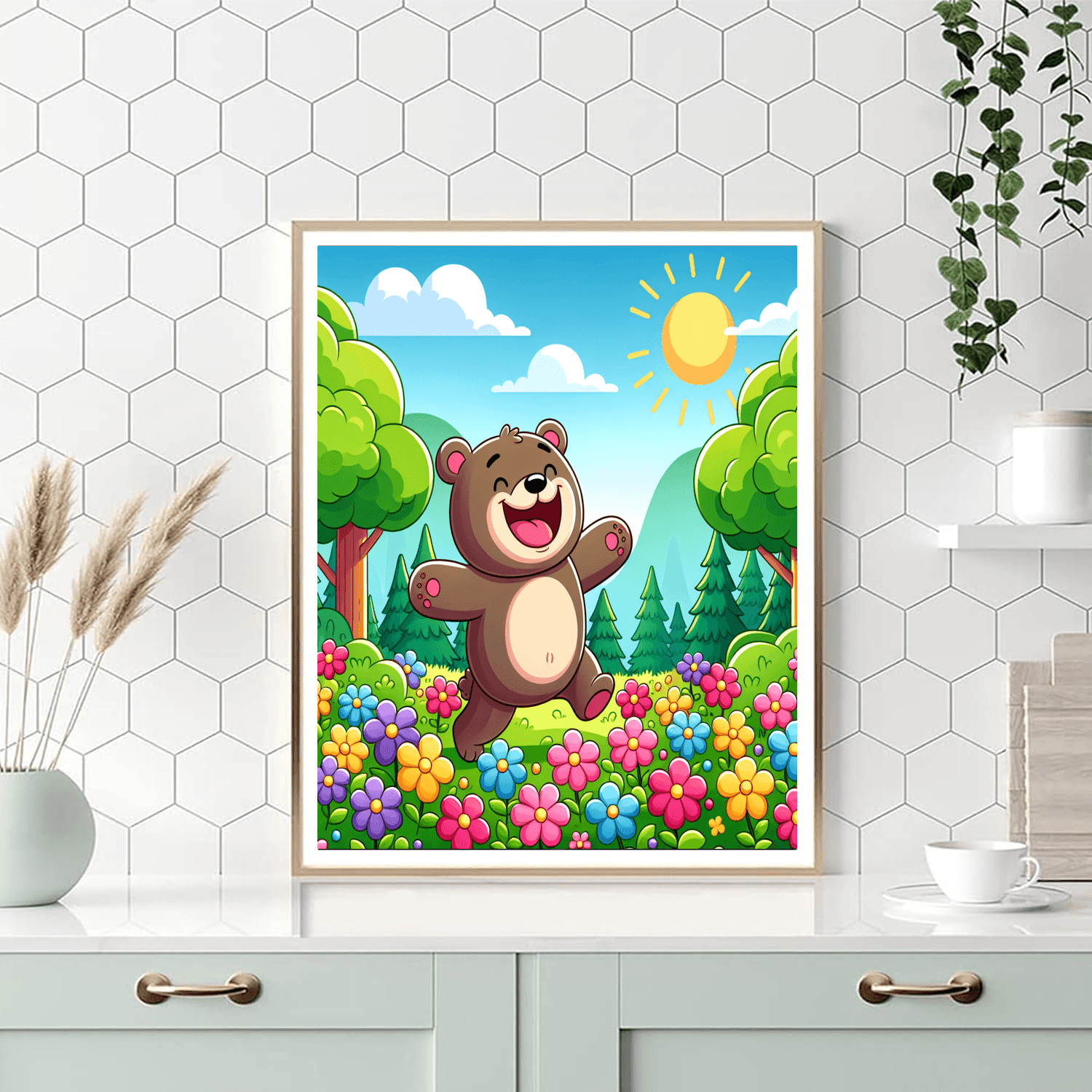 Brave Little Bear Paint By Number