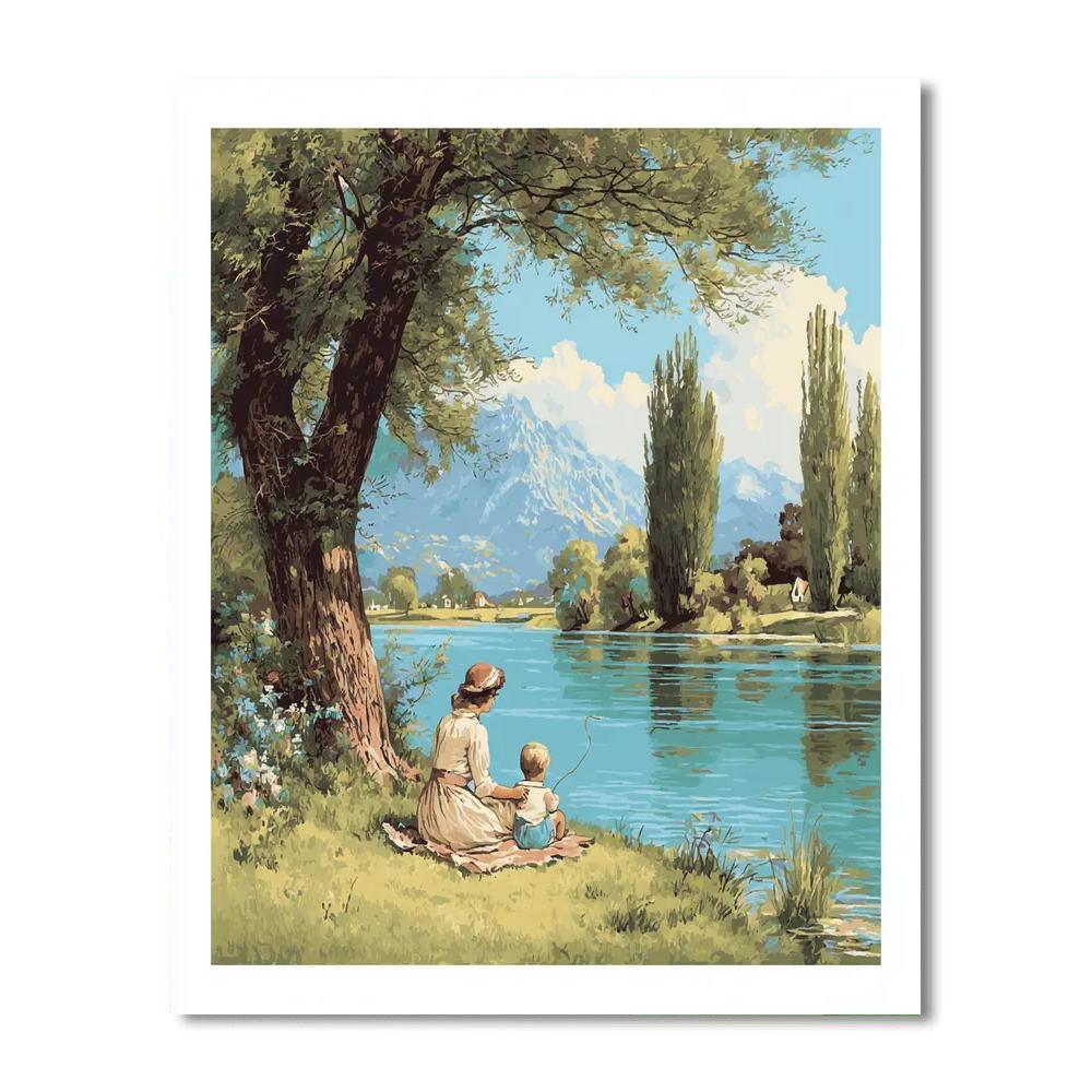 Mother’s Nature Retreat Painting Number Kit