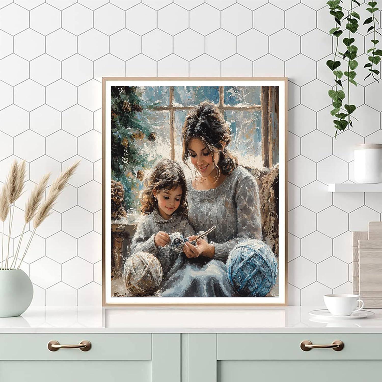 Threads Of Togetherness Number Painting