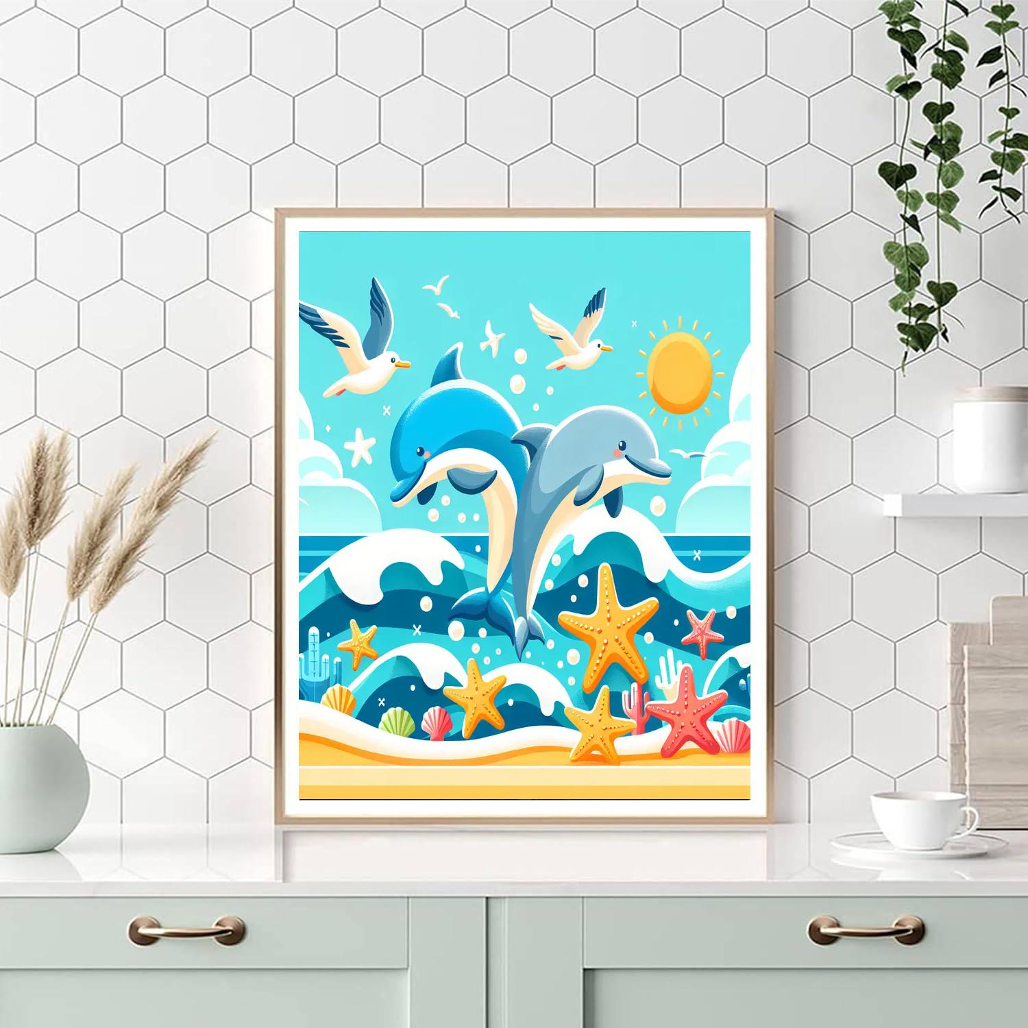 Seaside Exploration Excursion Number Painting