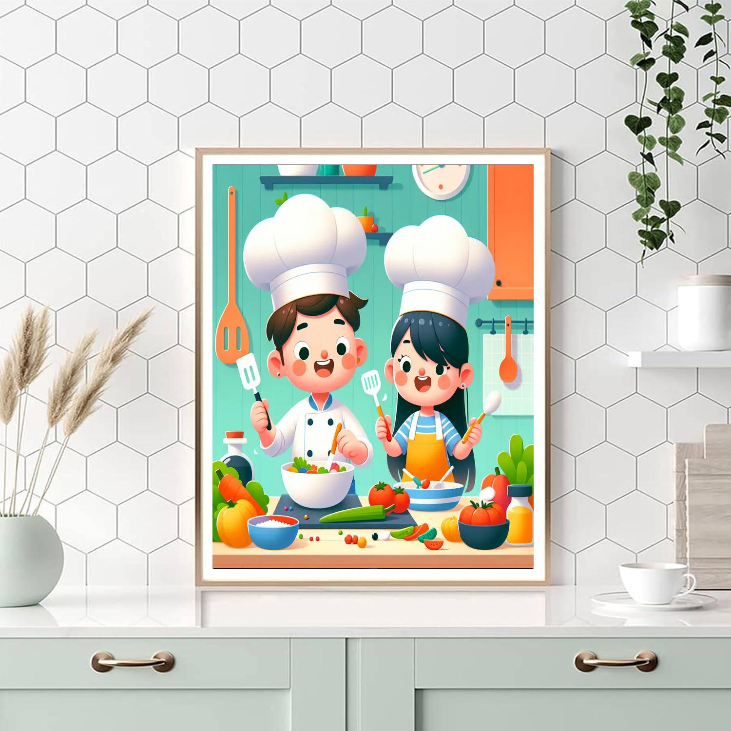Charming Chefs Paint By Numbers Art
