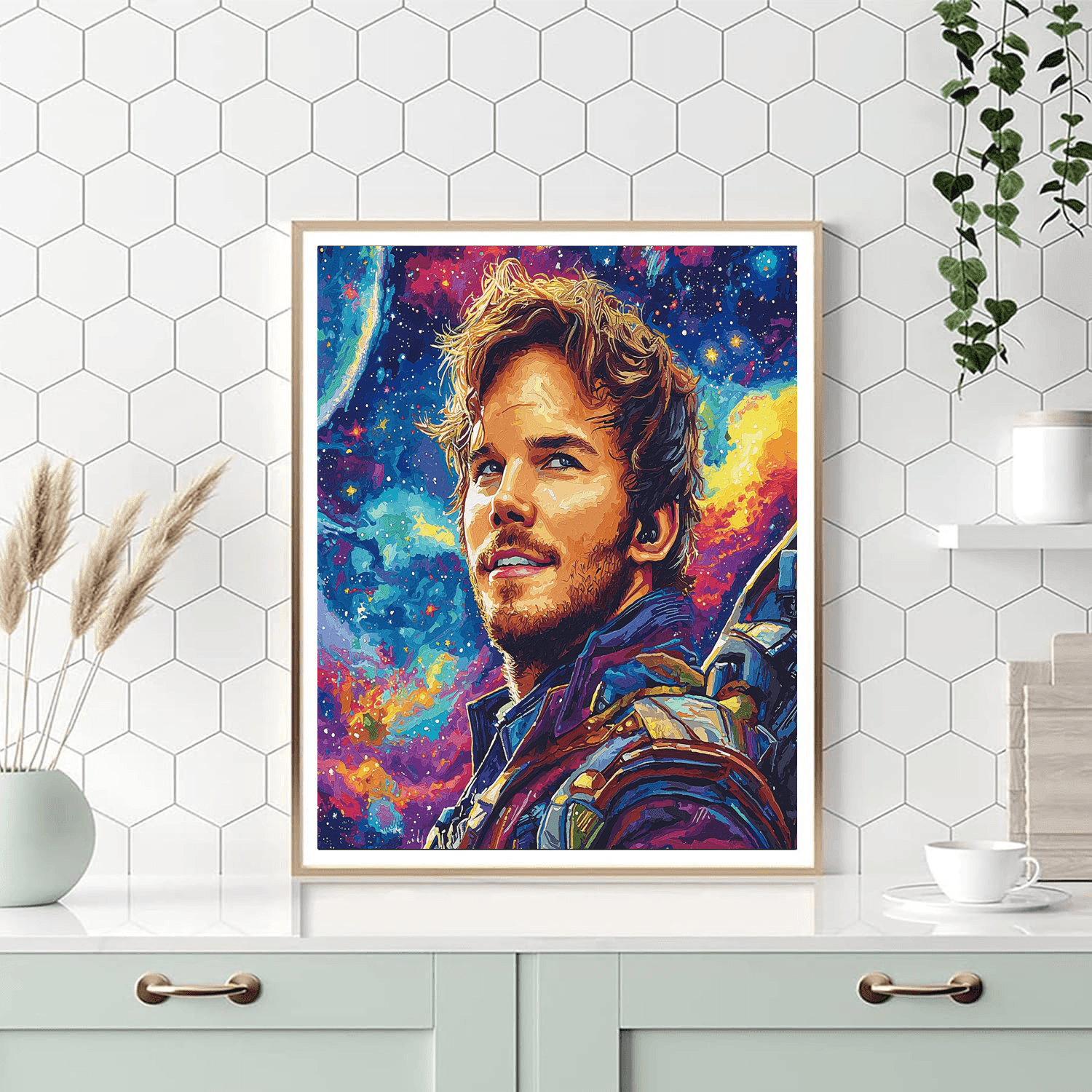 Chris Pratt: Unleashing The Spirit Of Star-lord Paint By Number