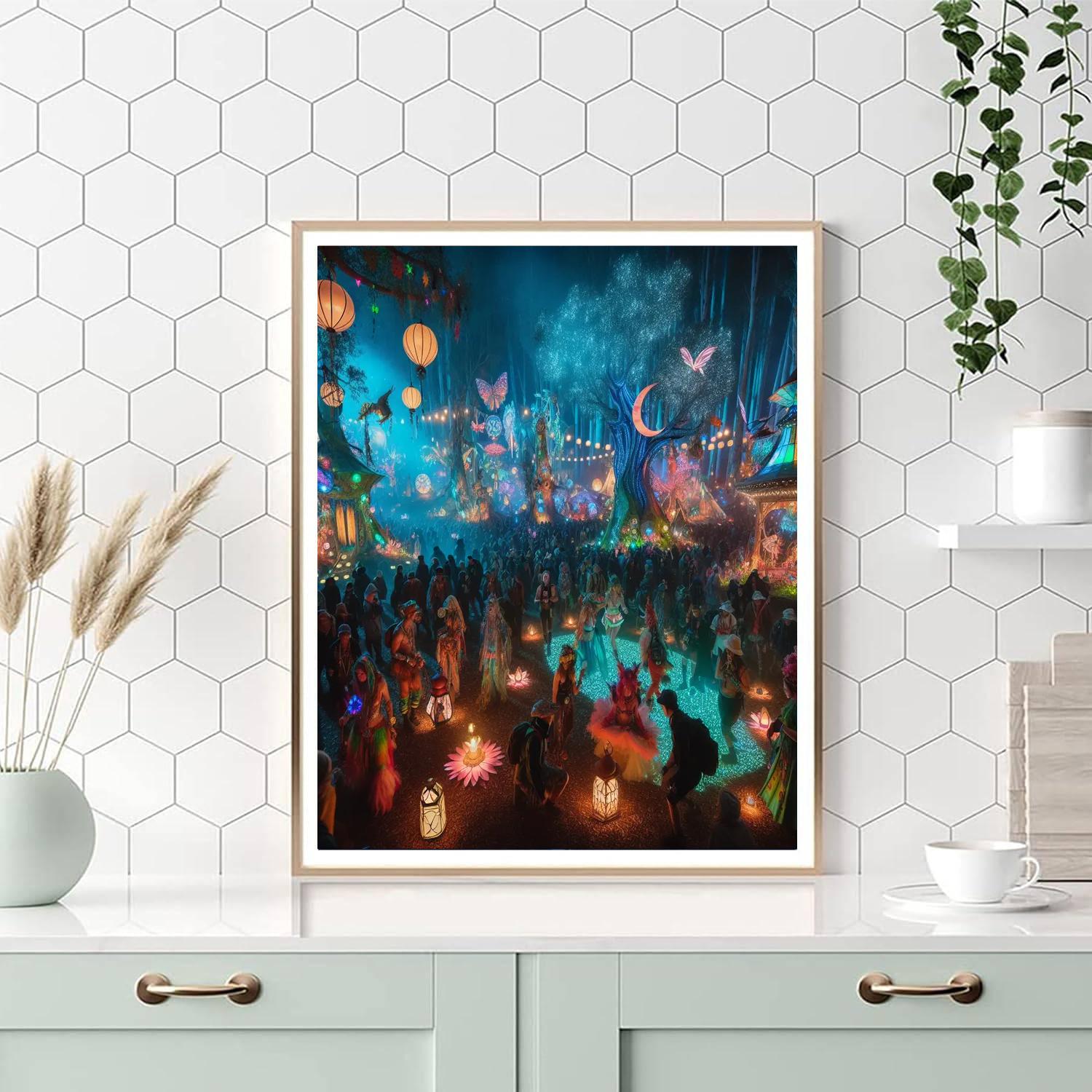Electric Forest Festival - Rothbury, Michigan, Usa Paint By Numbers Kits