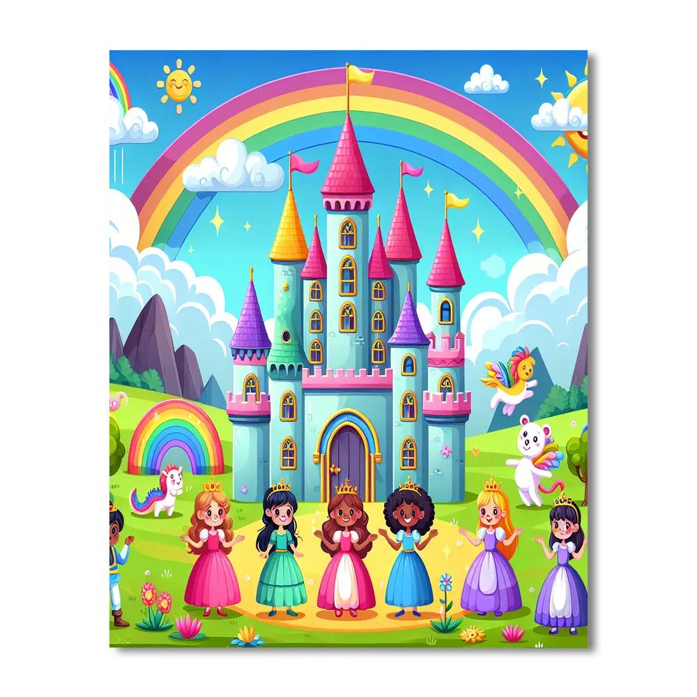 Magical Princess Realm Paint By Number