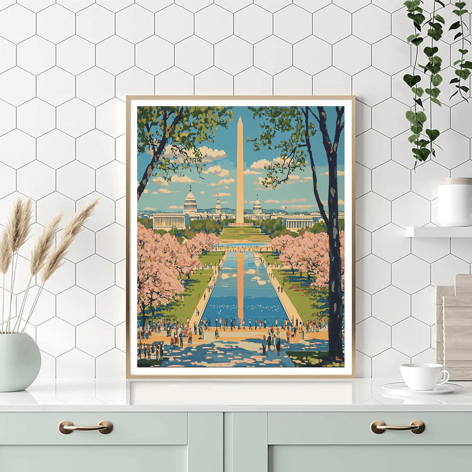 National Mall - Washington D.c., Usa Numbered Painting Kits