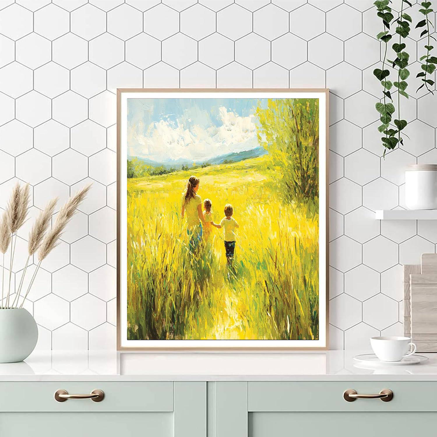 Fields Of Happiness Painting Number Kit