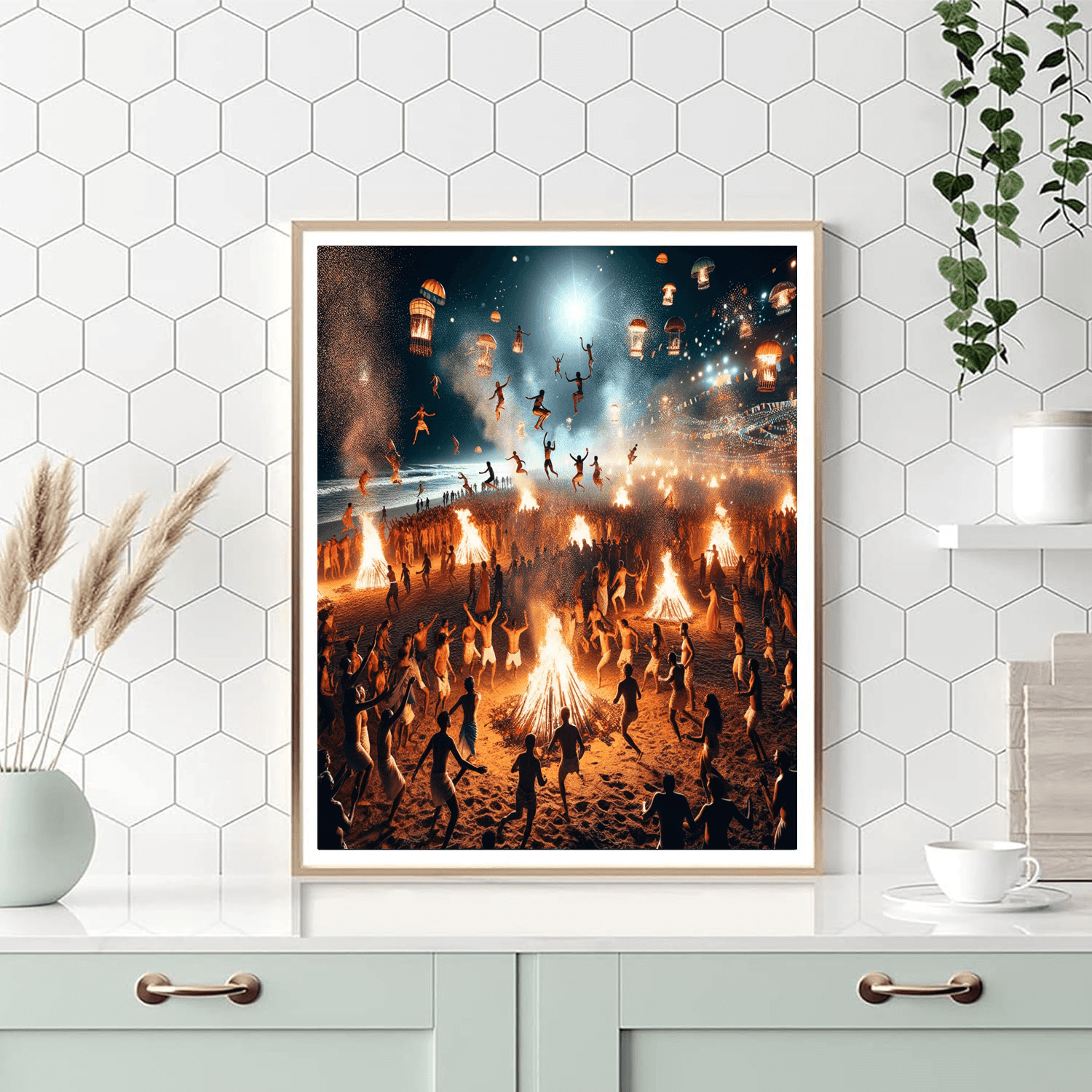 Noche De San Juan - Spain Number Painting