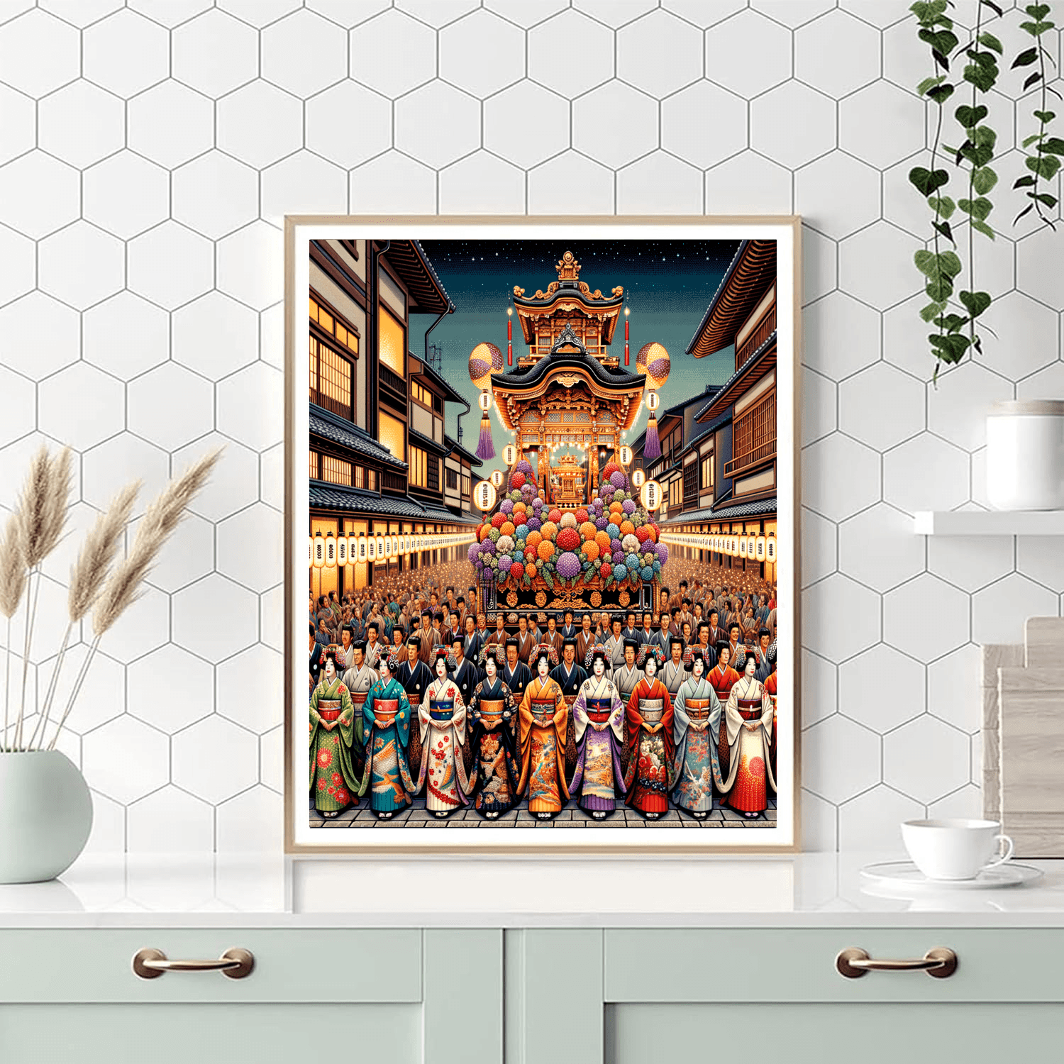 Gion Matsuri - Kyoto, Japan Paint By Color