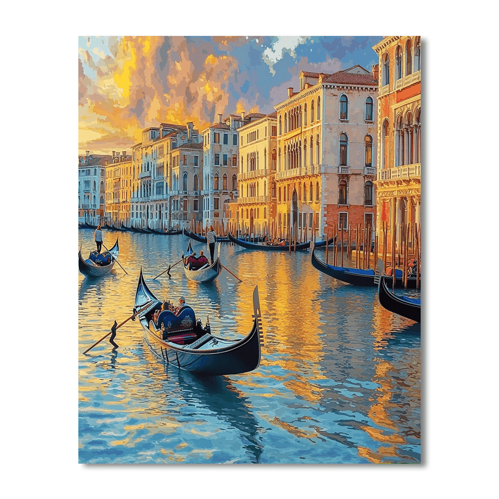 Venice Canals Paint By Color
