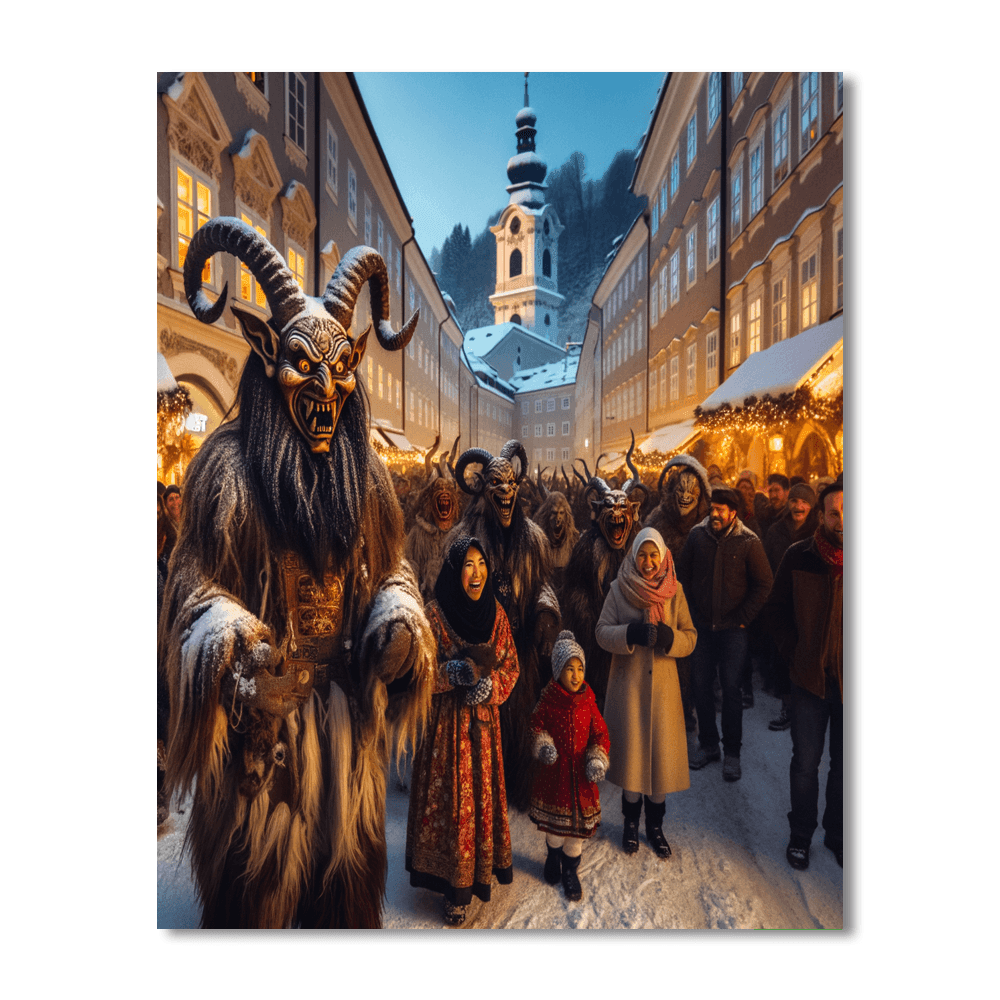 Krampusnacht - Salzburg Paint By Number