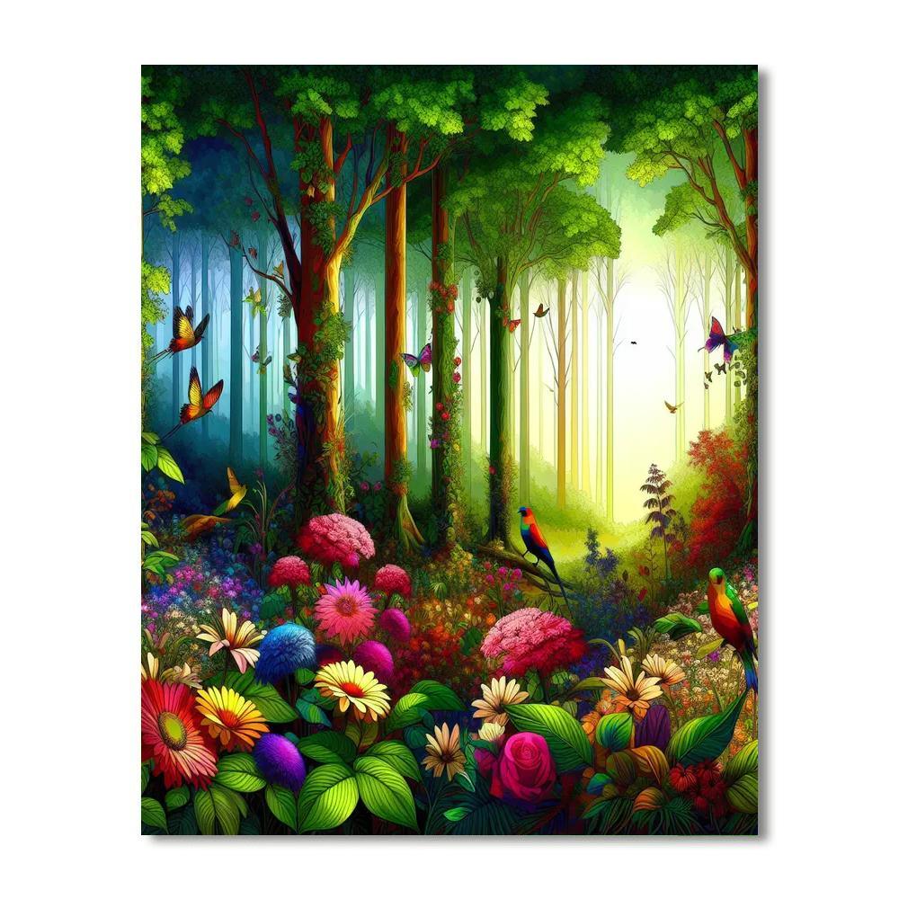Wonders Of The Forest Paint By Number