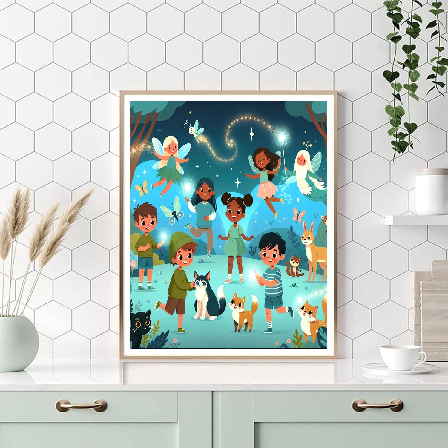 Magic Of The Forest DIY Paint By Numbers