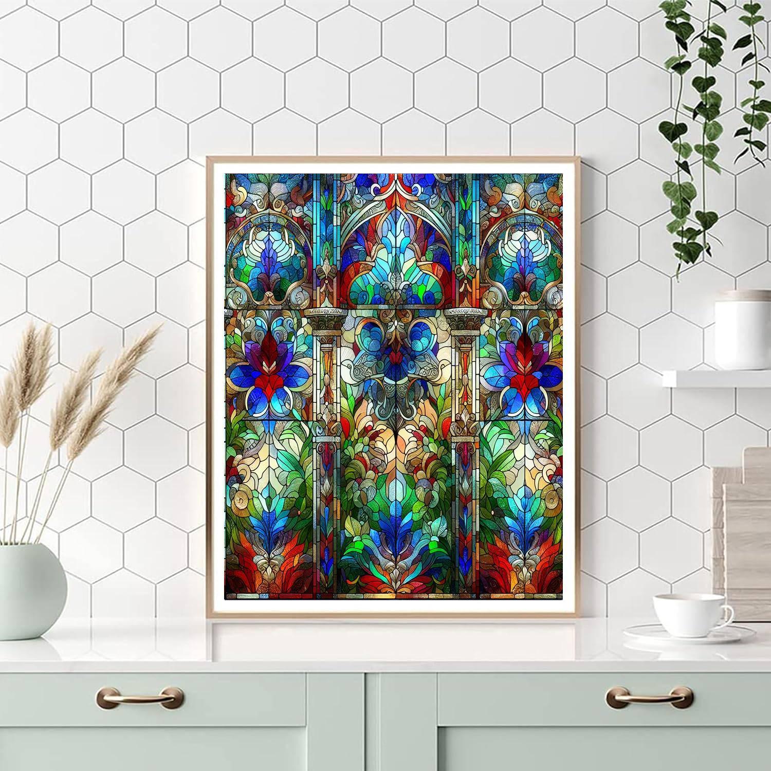 Stained Glass Reflections Paint By Numbers Art