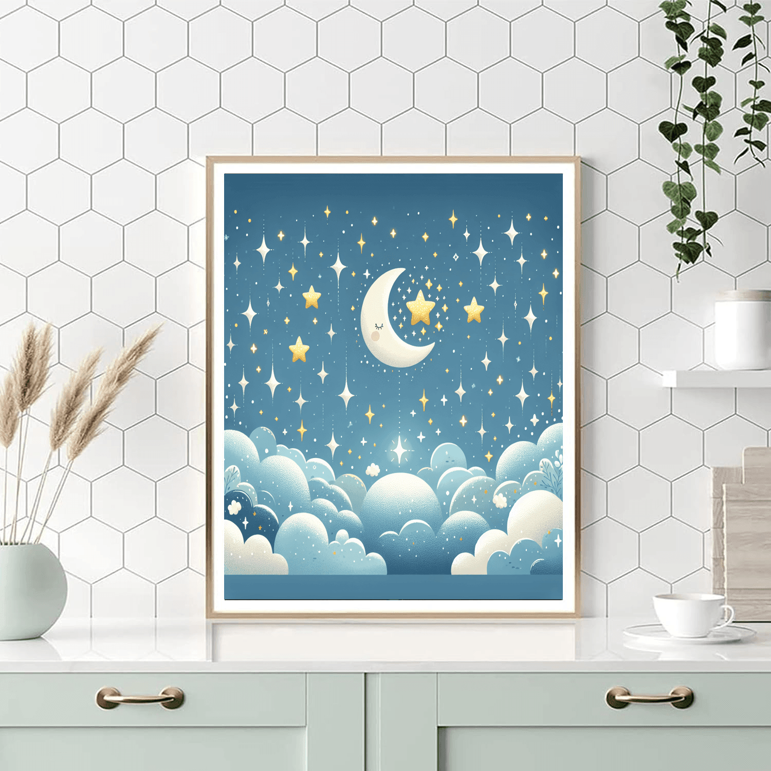 Dreamy Starry Nights Painting Number Kit