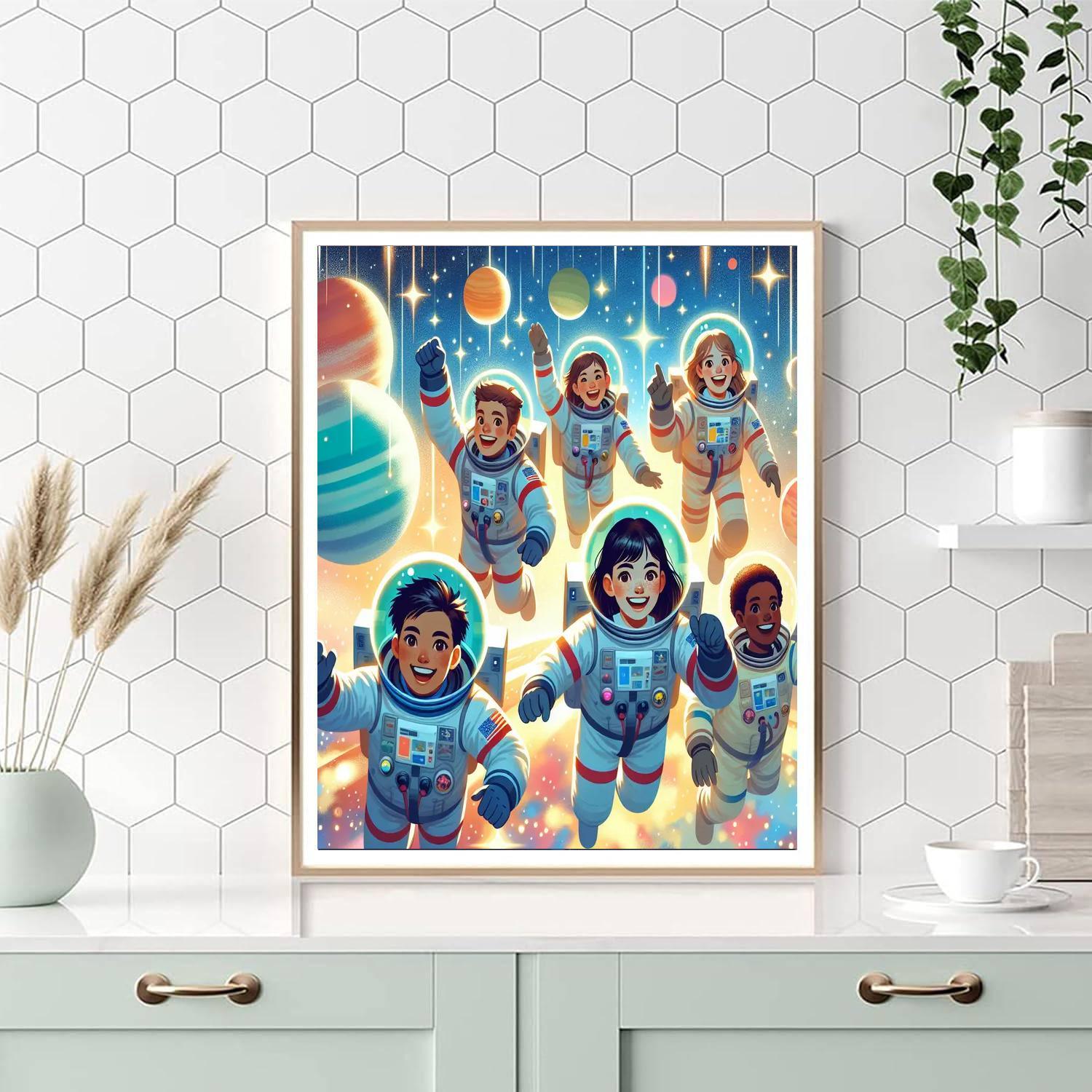 Magical Space Journey Paint By Numbers