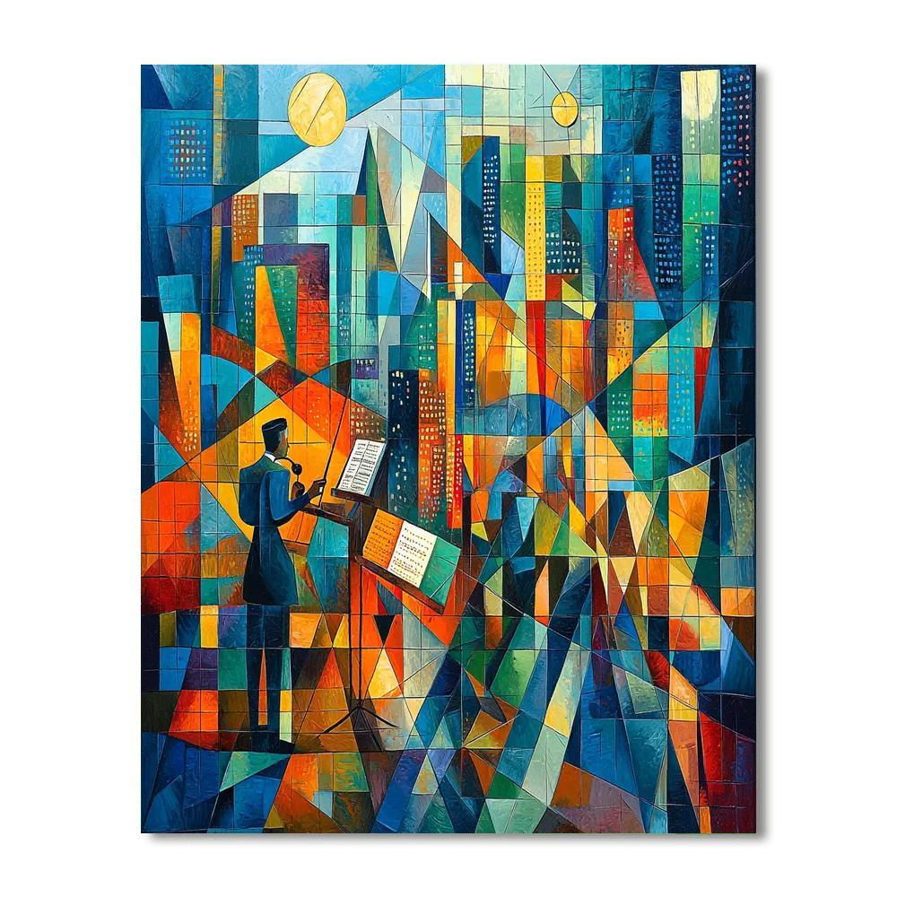 Pablo Picasso Inspired Picasso's Urban Jazz Vibes  Numbered Painting Kits